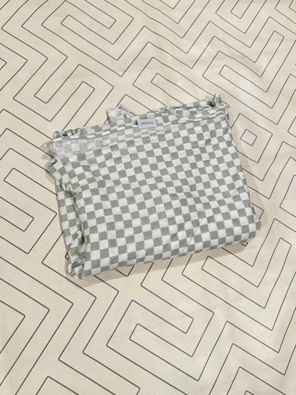 Solly Baby Green Checkered